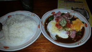 恵比寿のキリュウって居酒屋？スープカレー屋かな。。カレーがメインでおつまみも沢山ある感じ。